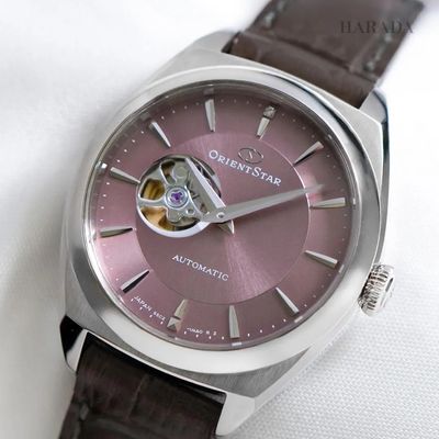 Orient Star Contemporary RK-ND0103N Women's Automatic Watch, JDM, 30mm, anti-reflective sapphire crystal, leather strap, 50m water resistance, made in Japan, JDM (Japanese domestic market)