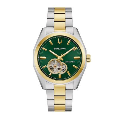 Bulova Surveyor 98A338 Men's Automatic Watch, 39 mm, Sapphire Crystal, 30 m Water Resistance, Steel Strap