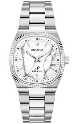 Bulova Super Seville 96A344 Unisex Quartz Watch, 35 mm, Sapphire Crystal, 30 m Water Resistance, Steel Strap