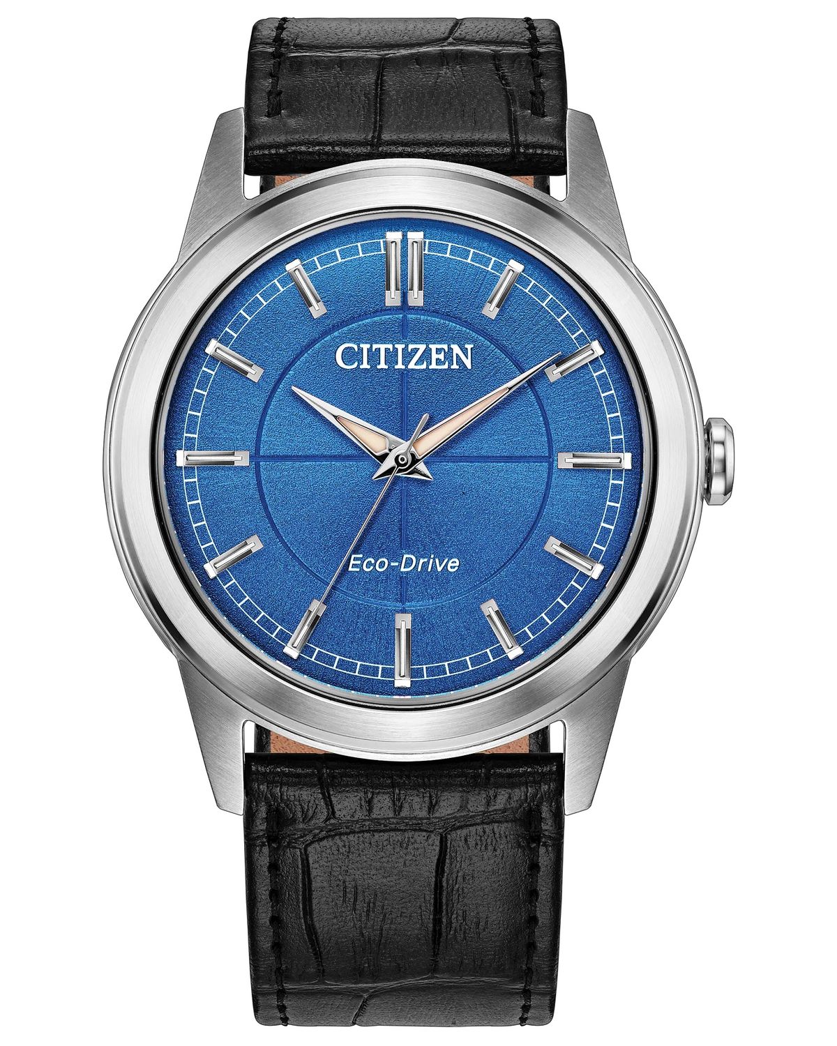 Citizen Rolan FE7130-01L Unisex Solar Watch, 37 mm, 50 m Water Resistant, Leather Strap, Eco-Drive Movement (powered by solar energy or light)