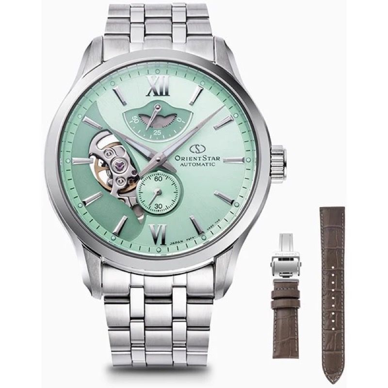 Orient Star Layered Skeleon Okinawa Memories Men's Automatic Watch RK-AV0B12E Limited Edition 400 JDM 41mm 100m Water Resistance 50h Power Reserve + Additional Leather Strap F6F44