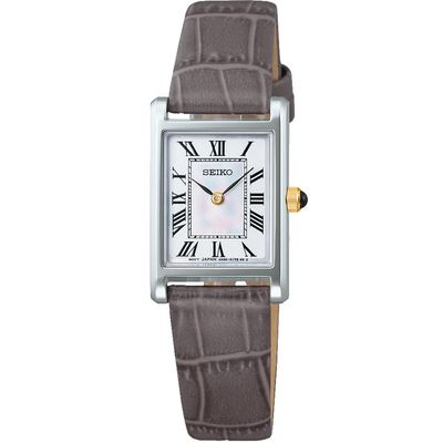 Seiko Nano Universe SSEH025 JDM Mother of Pearl 18.9mm Special Edition Women's Quartz Watch with Leather Strap (Japanese Domestic Market)