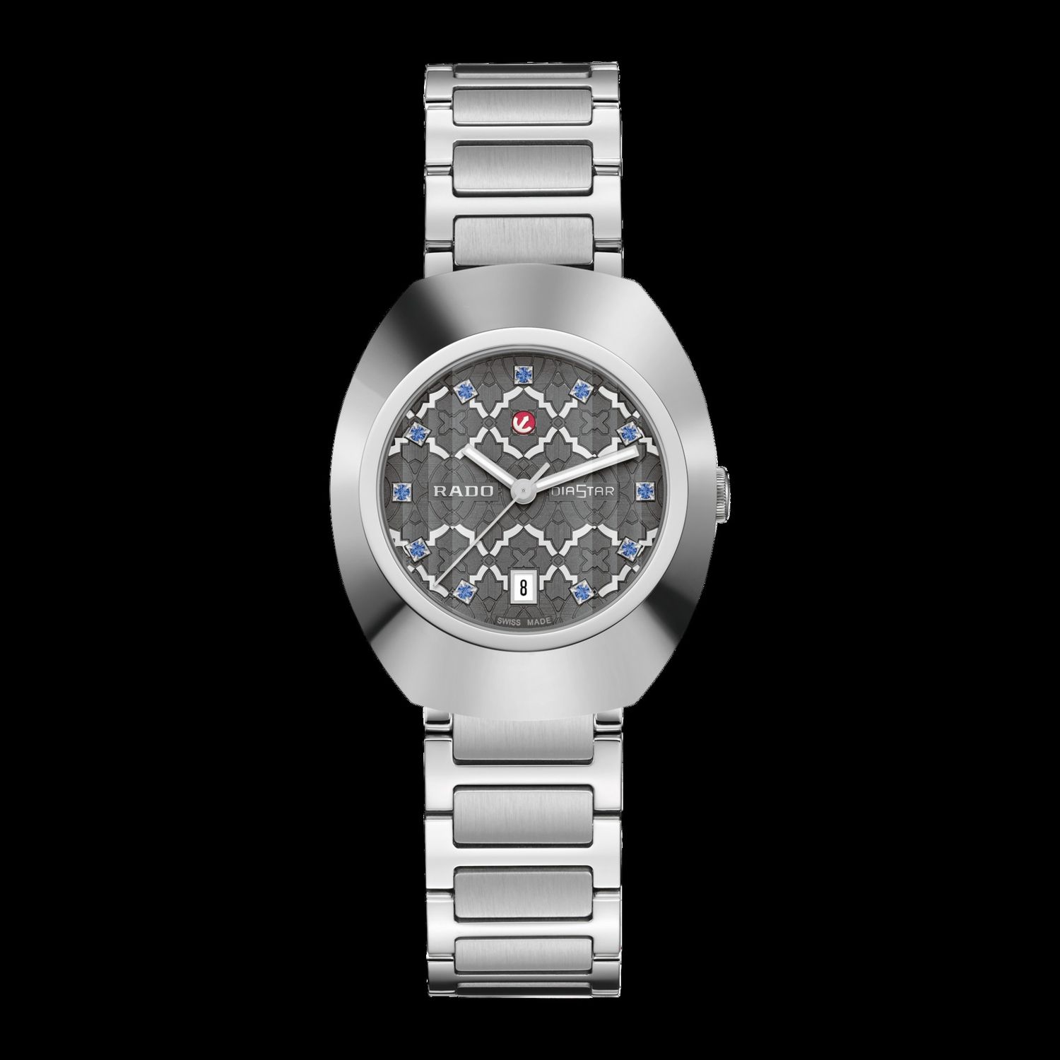 Automatic Rado DiaStar Original R12170113 watch 30 mm - Sapphire, 100 m, 80 h power reserve, stainless steel bracelet