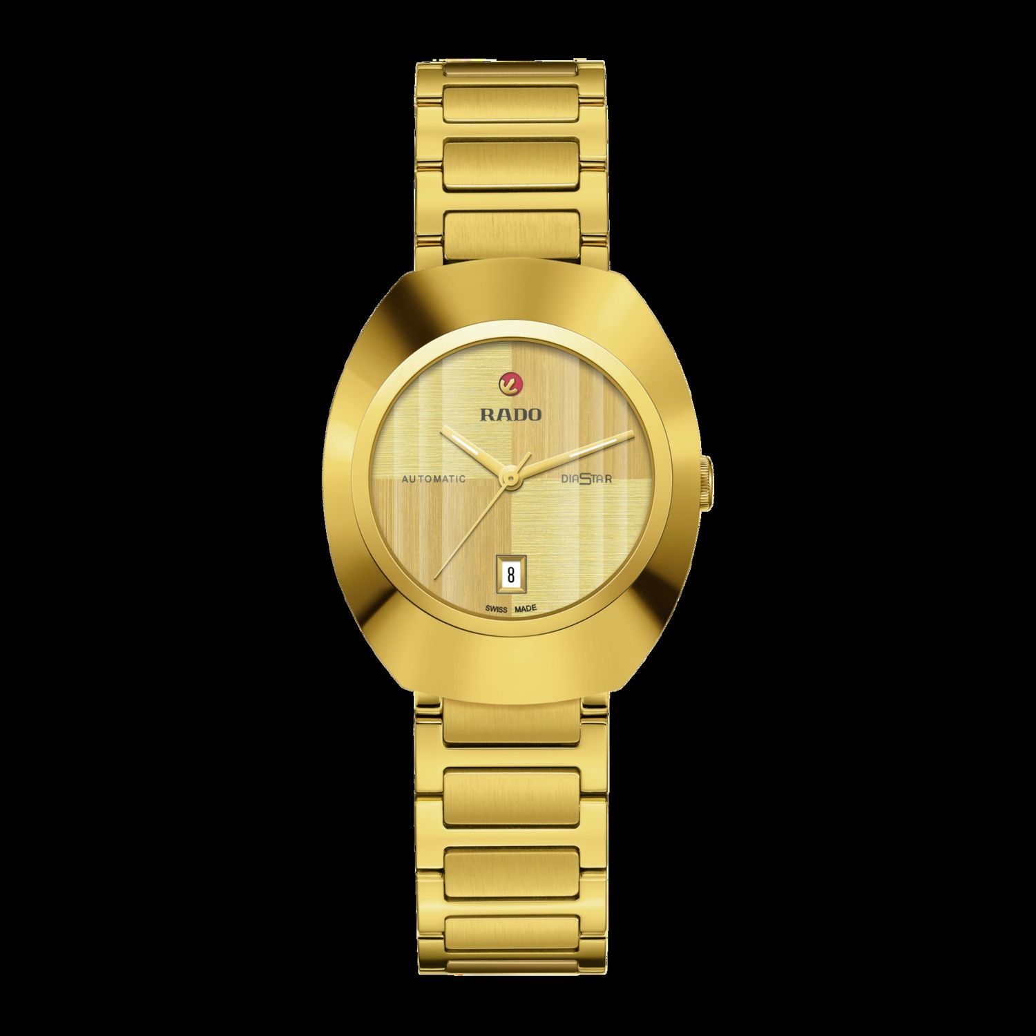 Automatic Rado DiaStar Original R12171253 watch 30 mm - Sapphire, 100 m, 80 h power reserve, stainless steel bracelet