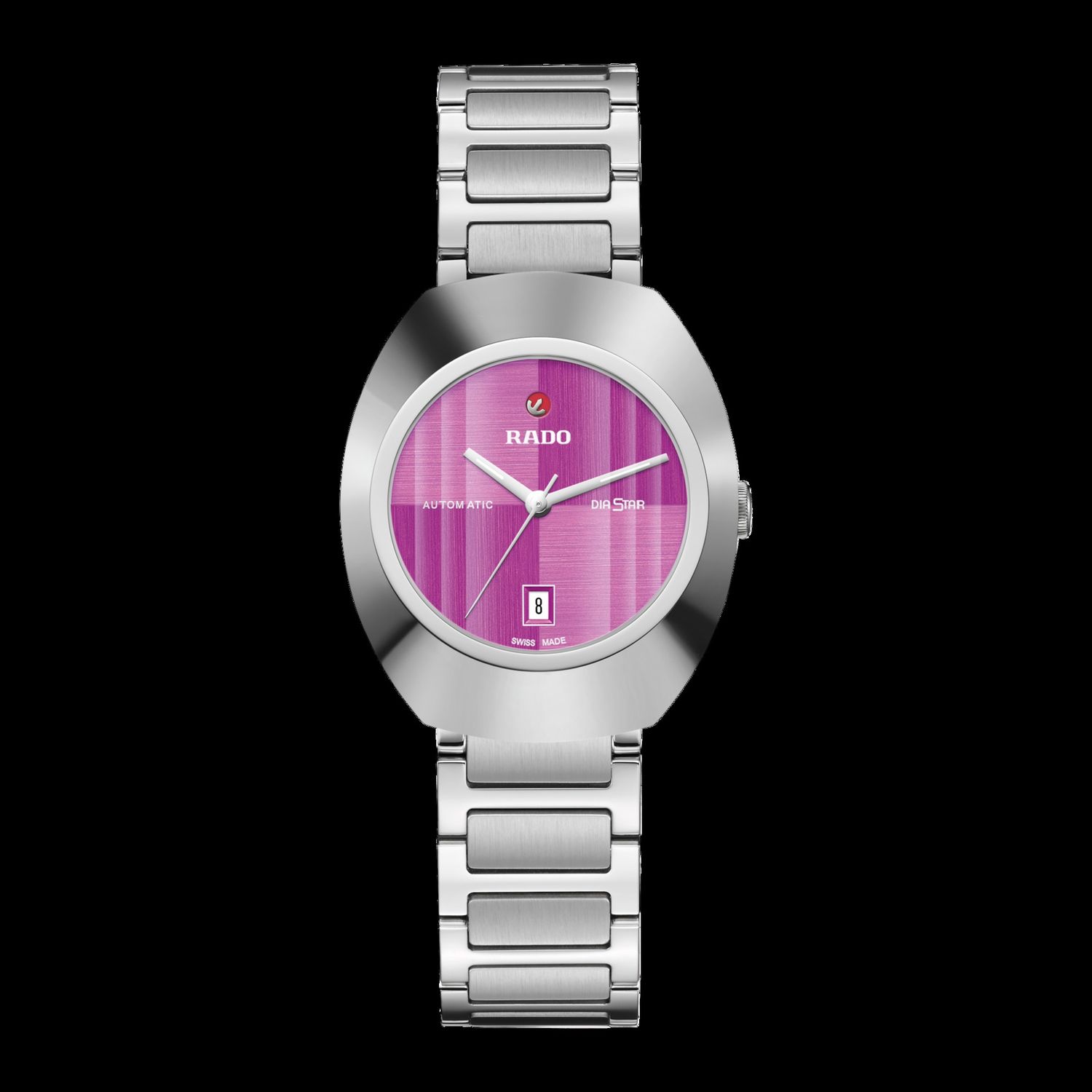 Automatic Rado DiaStar Original R12170333 watch 30 mm - Sapphire, 100 m, 80 h power reserve, stainless steel bracelet