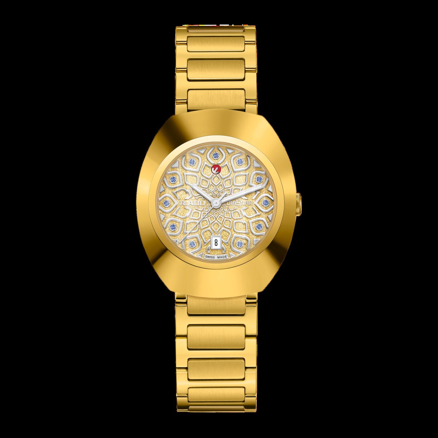 Automatic Rado DiaStar Original R12171643 watch 30 mm - Sapphire, 100 m, 80 h power reserve, stainless steel bracelet