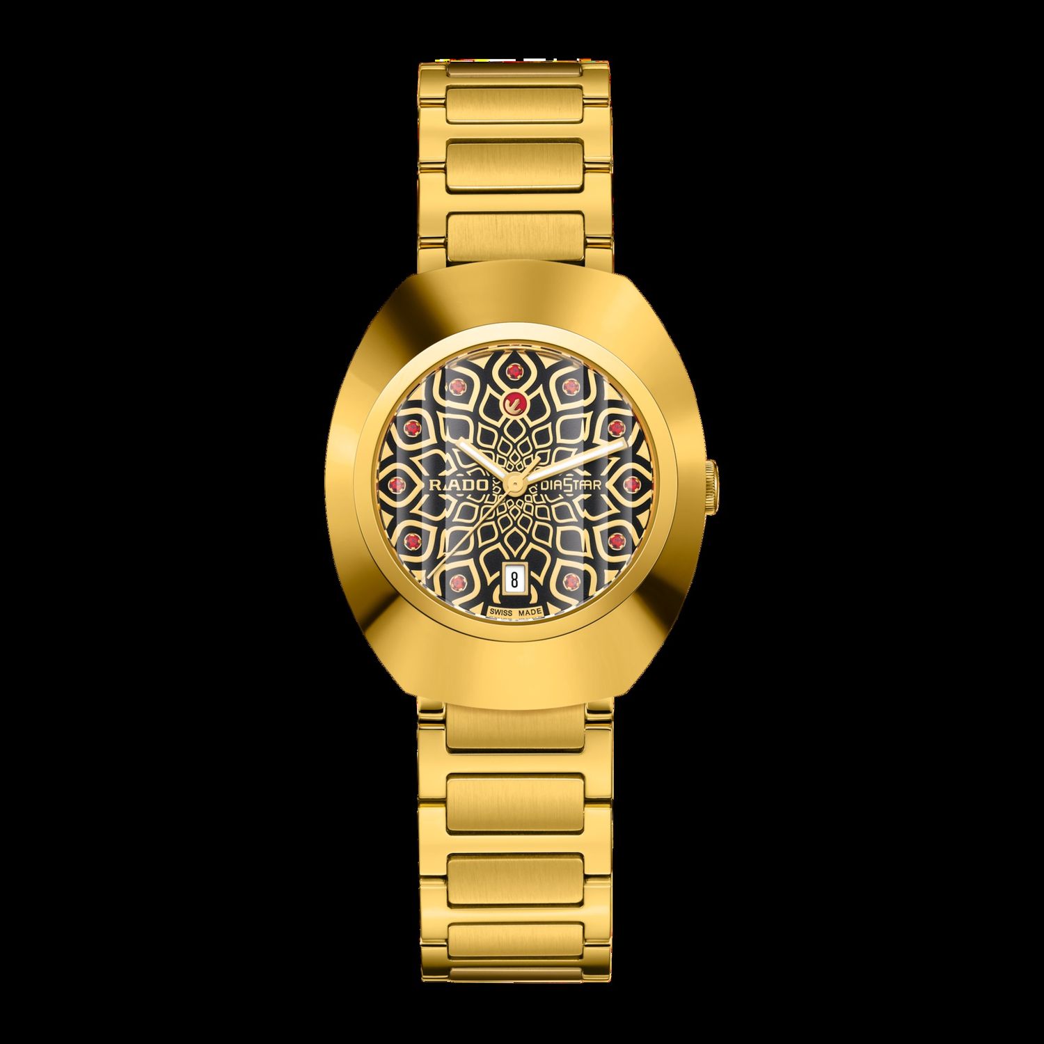 Automatic Rado DiaStar Original R12171653 watch 30 mm - Sapphire, 100 m, 80 h power reserve, stainless steel bracelet