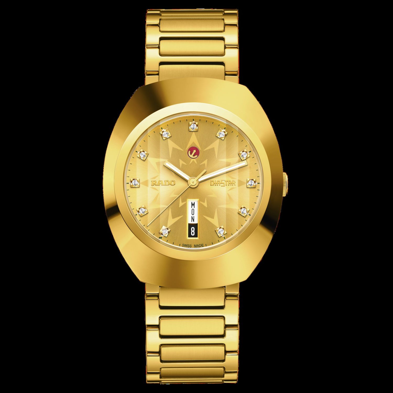 Automatic Rado DiaStar Original R12161663 watch 38 mm - Sapphire, 100 m, 80 h power reserve, stainless steel bracelet