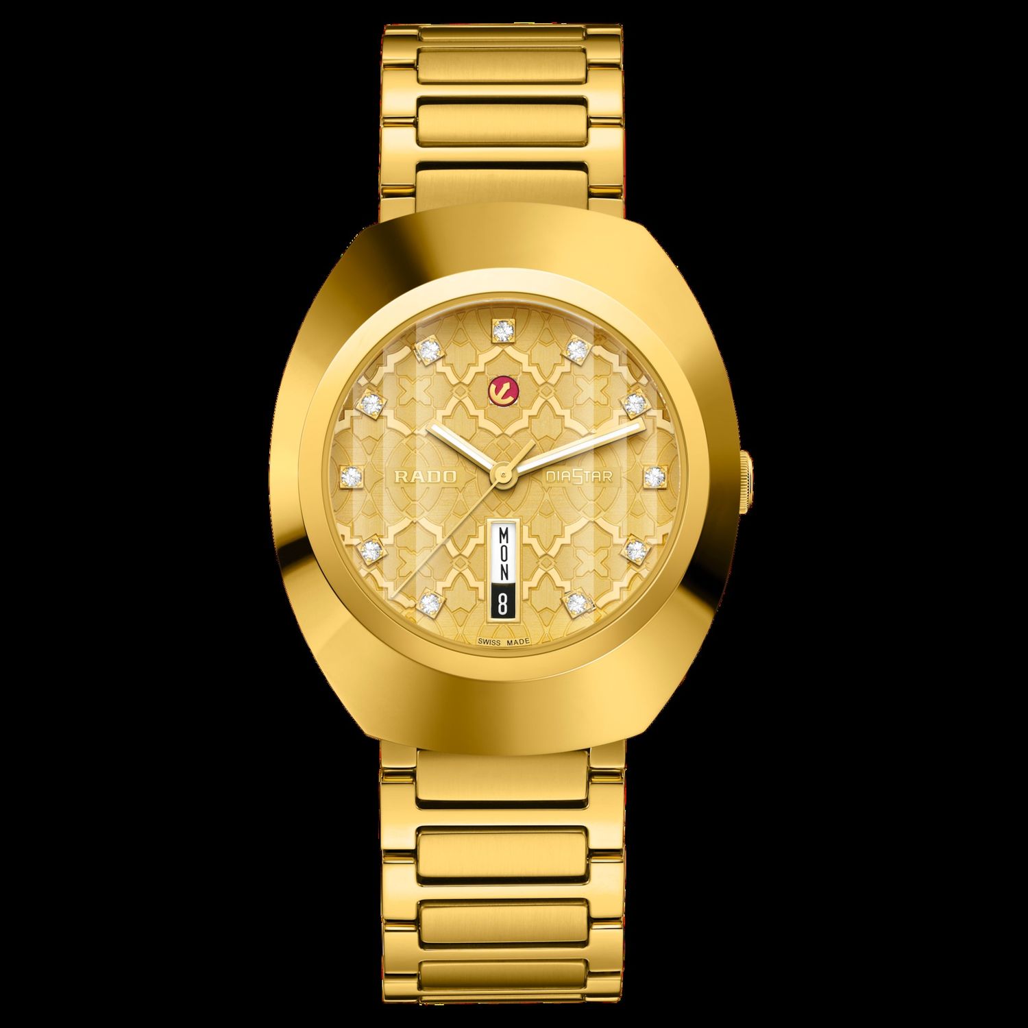 Automatic Rado DiaStar Original R12161263 watch 38 mm - Sapphire, 100 m, 80 h power reserve, stainless steel bracelet