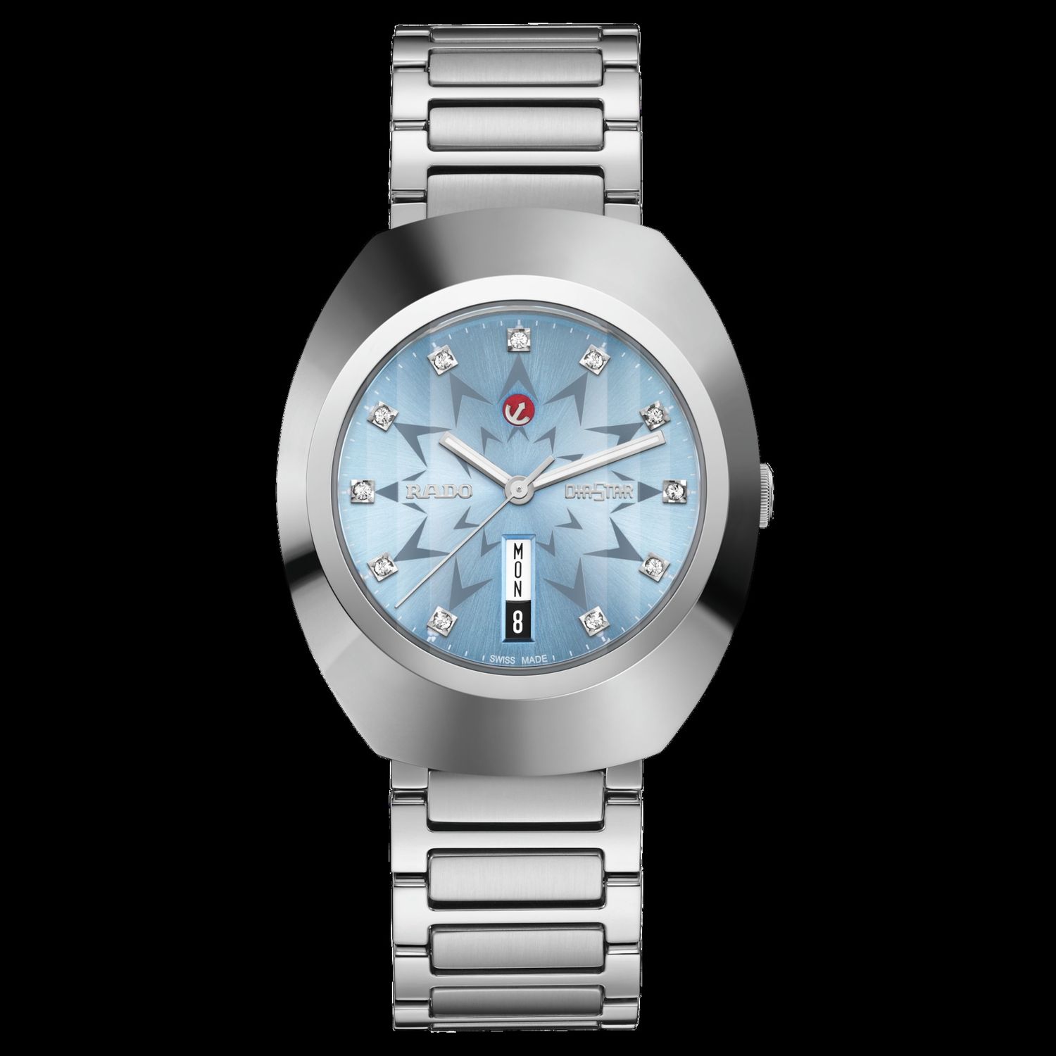 Automatic Rado DiaStar Original R12160223 watch 38 mm - Sapphire, 100 m, 80 h power reserve, stainless steel bracelet