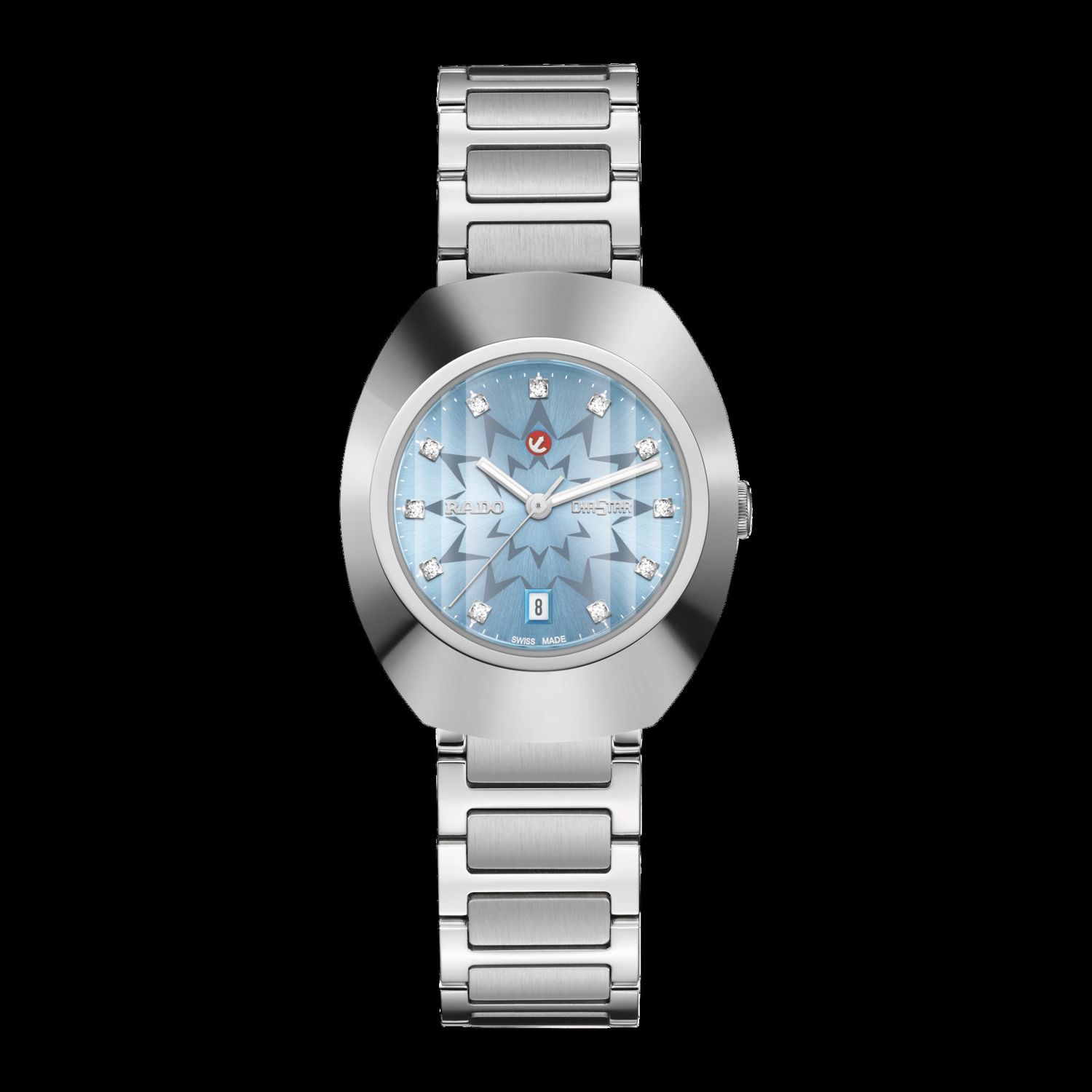 Automatic Rado DiaStar Original R12170223 watch 30 mm - Sapphire, 100 m, 80 h power reserve, stainless steel bracelet
