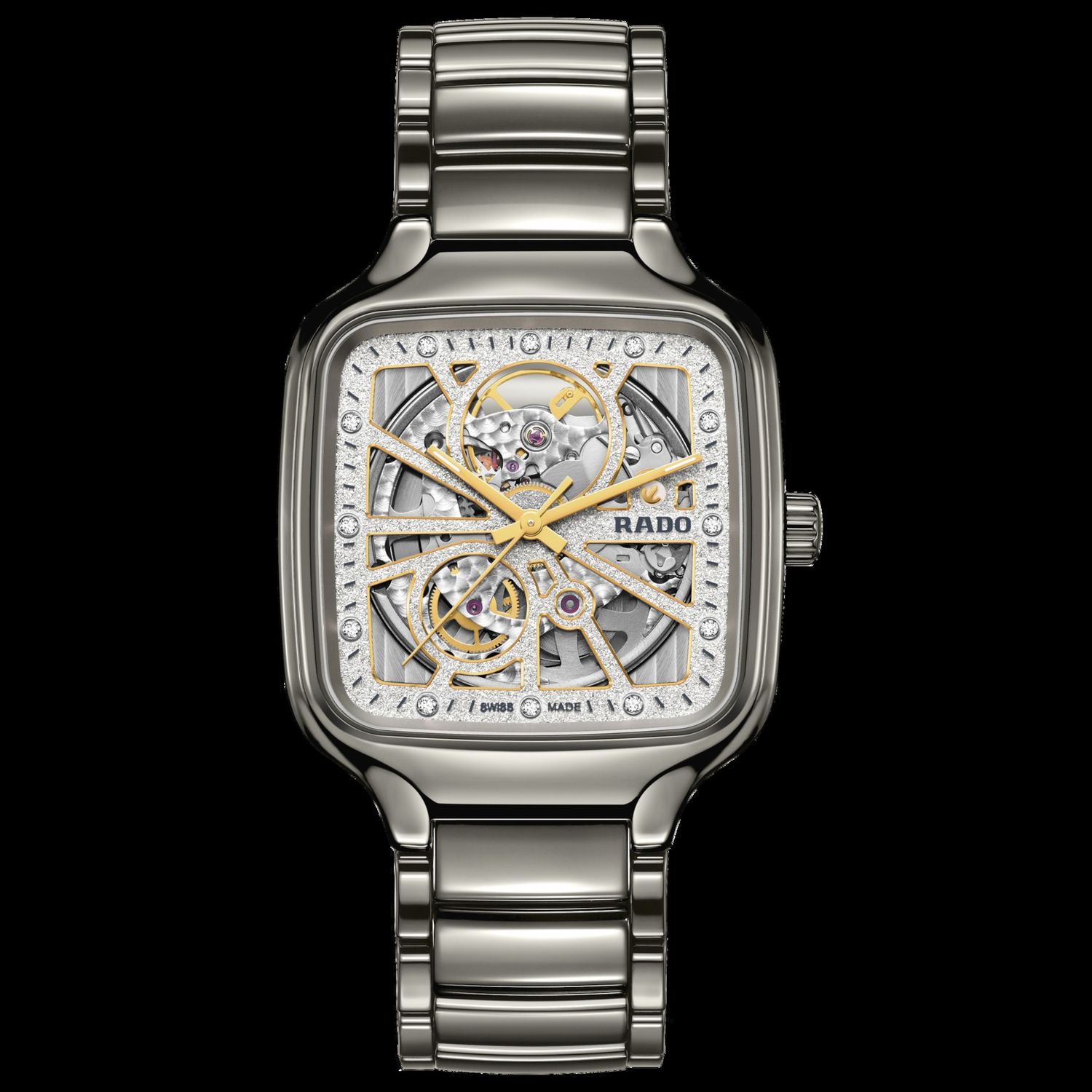 Rado True Square Automatic Open Heart Sparkling R27083722 watch