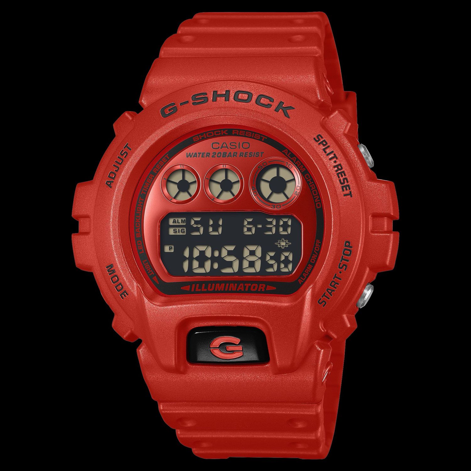 Unisex Digital Watch Casio G-Shock DW-6900RRB-4JF JDM 53.2 × 50 × 18.7 mm 200M WR Shock-Resistant JDM (Japanese Domestic Market)