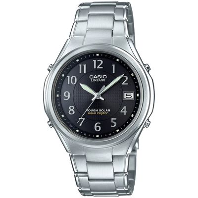 Casio Lineage LIW-120DEJ-1A2JF JDM Solar-Powered Radio-Controlled Watch, 38.1 mm, 50 m Water Resistance, Steel Strap (Japanese Domestic Market)