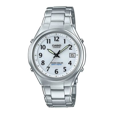Casio Lineage LIW-120DEJ-7A2JF JDM Solar-Powered Radio-Controlled Watch, 38.1 mm, 50 m Water Resistance, Steel Strap (Japanese Domestic Market)