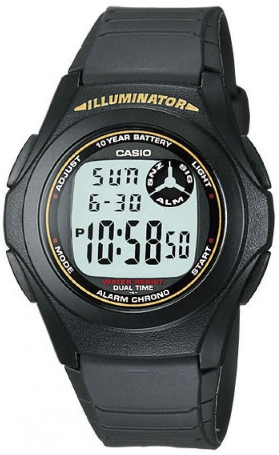 Reloj Casio F-200W-9A Cuarzo - 10 Años de bateria