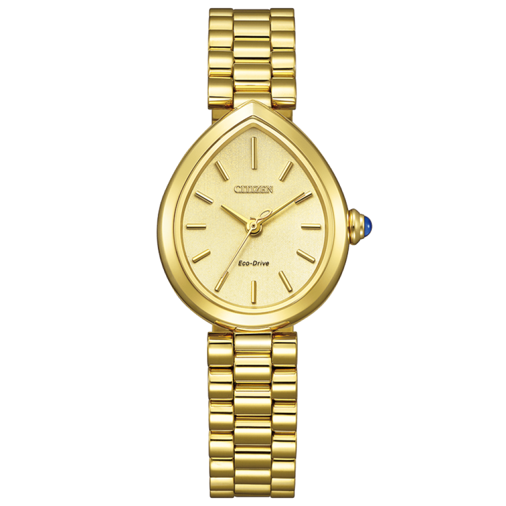 Citizen L RAINELL Collection EM1202-50P women's solar watch, 26.2mm, anti-reflective sapphire crystal, 50m water resistant, Eco-Drive movement (powered by solar energy or light)
