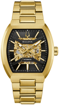 Bulova Maquina Men's Automatic Watch,   97A207, 40mm, Curved Sapphire Crystal, 50m Water Resistant, Steel Strap