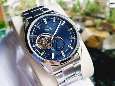 Orient Stretto Semi-Skeleton Men's Automatic Watch RA-AR0003L, 40.8 mm, sapphire crystal, stainless steel band, Cal. F6S22 50m WR
