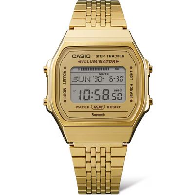 Casio Classic Vintage ABL100WEG-9AVT Unisex Bluetooth Watch, 41.6 × 37.9 × 8.2 mm, World Time, 5 Alarms, Light