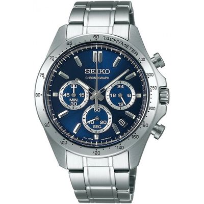 Seiko Spirit Classic Chronograph SBTR011 Men's Quartz Chronograph Watch, JDM, 42.2 mm, 100 m Water Resistance, Steel Strap (Japanese Domestic Market) Seiko Spirit Classic Chronograph SBTR011 Men's Quartz Chronograph Watch, JDM, 42.2 mm, 100 m Water Resistance, Steel Strap (Japanese Domestic Market)