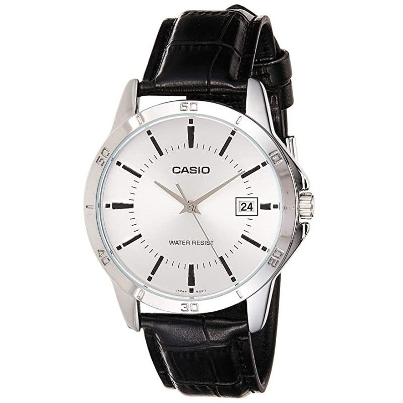 Casio Classic MTP-V004L-7A Men's Quartz Watch 47 × 41.5 × 8.3 mm, 51 grams, leather strap