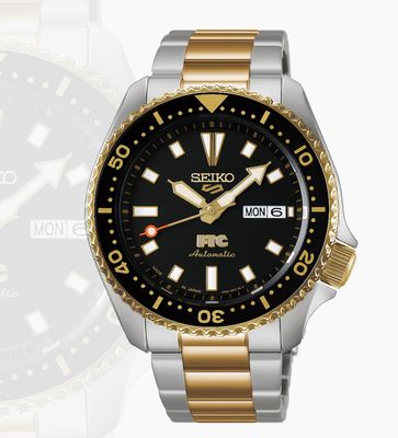 Seiko 5 Sports SKX Series FTC (For the City) HDB011J Men's Automatic Watch, JDM Limited Edition, 42.5 mm, 100 m Water Resistance, Made in Japan, JDM (Japanese Domestic Market), Steel Strap Seiko 5 Sports SKX Series FTC (For the City) HDB011J Men's Automatic Watch, JDM Limited Edition, 42.5 mm, 100 m Water Resistance, Made in Japan, JDM (Japanese Domestic Market), Steel Strap