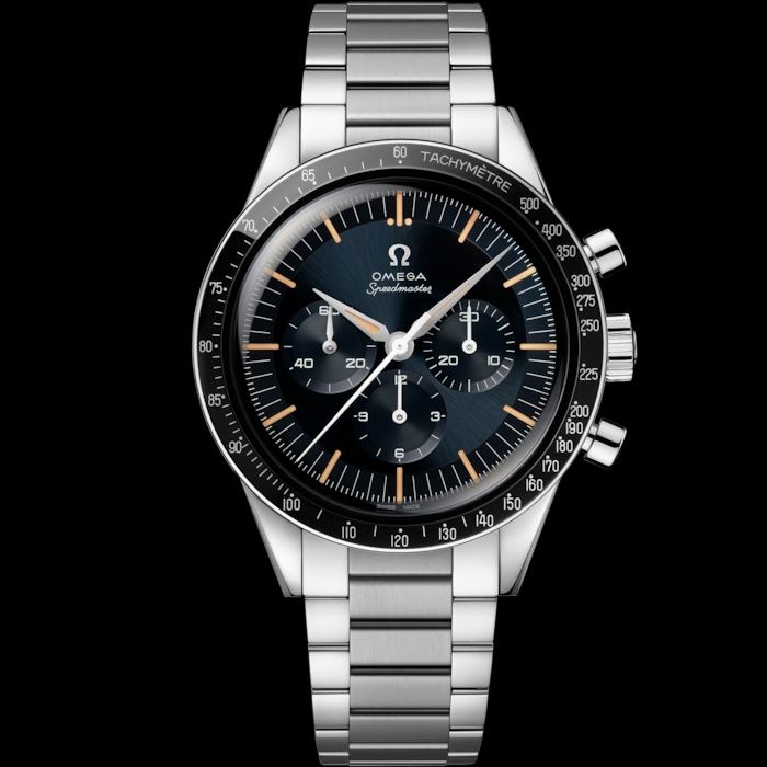 OMEGA Speedmaster “First OMEGA in Space” 310.30.40.50.06.001 39.7 mm, stainless steel with Hesalite, Omega Cal. 3861 manual-winding movement (50-hour power reserve), sapphire crystal