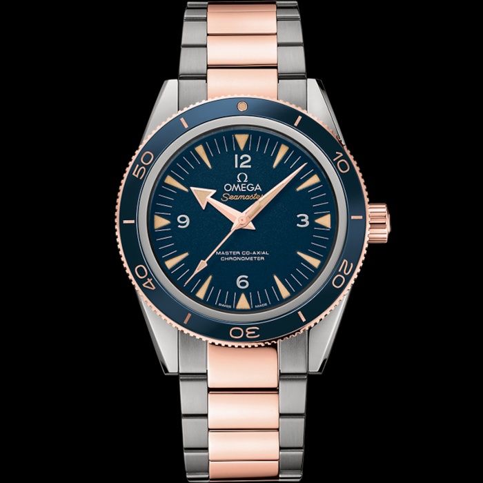 Omega Seamaster 300 41 mm, titanium – Sedna™ gold on titanium 233.60.41.21.03.001 – Sedna™ gold, Cal. 8400, 60h