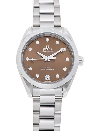 Omega Seamaster Aqua Terra 150M 220.10.34.20.63.001 Watch | Brown Dial, Caliber 8800, 34 mm