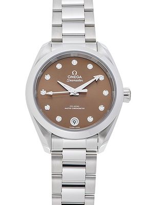 Omega Seamaster Aqua Terra 150M 220.10.34.20.63.001 Watch | Brown Dial, Caliber 8800, 34 mm