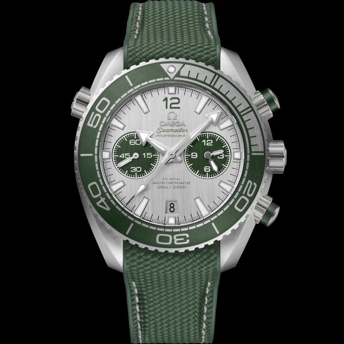 Omega Seamaster Planet Ocean 600M Chronograph 215.32.46.51.06.001 | Gray Dial, Orange Rubber Strap, Caliber 9900, 45.5 mm