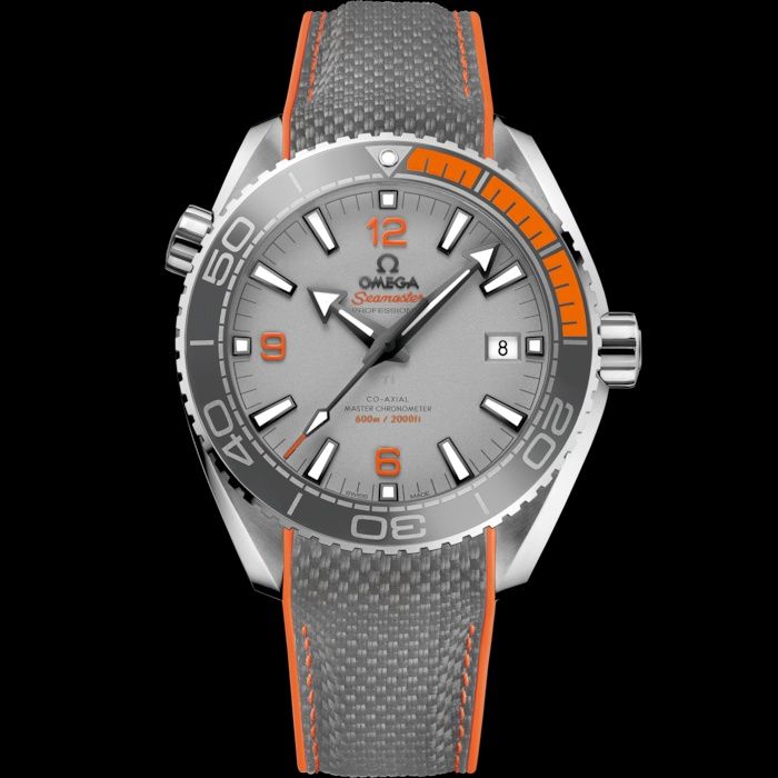 Omega Seamaster Planet Ocean 600M 215.92.44.21.99.001 Watch | Titanium, Gray Dial, Rubber Strap, Caliber 8900, 43.5 mm