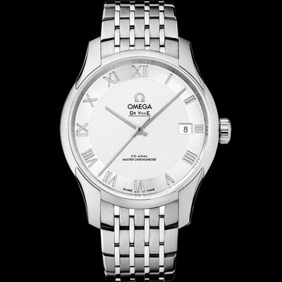 Omega De Ville Hour Vision 433.10.41.21.02.001 Watch | Silver Dial, Stainless Steel Bracelet, Caliber 8900, 41 mm