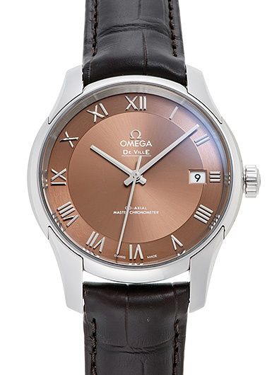 Omega De Ville Hour Vision 433.13.41.21.10.001 Watch | Brown Dial, Leather Strap, Caliber 8900, 41 mm