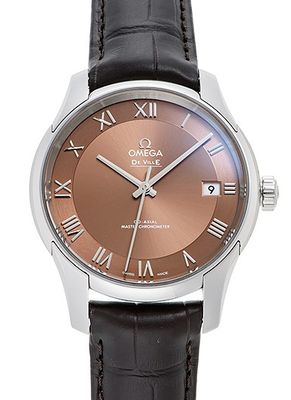 Omega De Ville Hour Vision 433.13.41.21.10.001 Watch | Brown Dial, Leather Strap, Caliber 8900, 41 mm