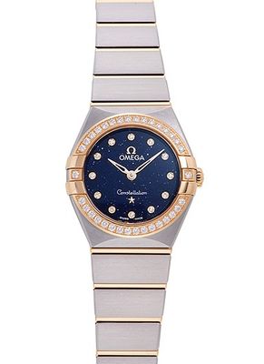 Omega Constellation 131.25.25.60.53.001 | Stainless Steel, 18 Kt Yellow Gold, and Diamonds, 25 mm
