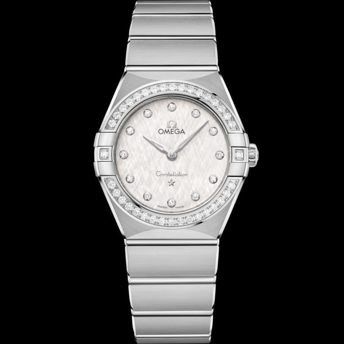 Omega Constellation Watch 131.15.28.60.52.001 | Stainless Steel, Diamonds, Silver Dial, 28 mm