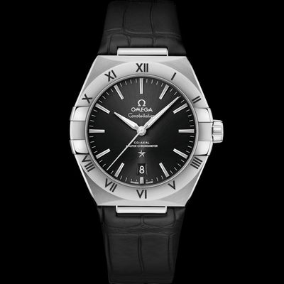 Omega Constellation Co-Axial Master Chronometer 131.13.39.20.01.001 | Black Dial, Leather Strap, 39 mm