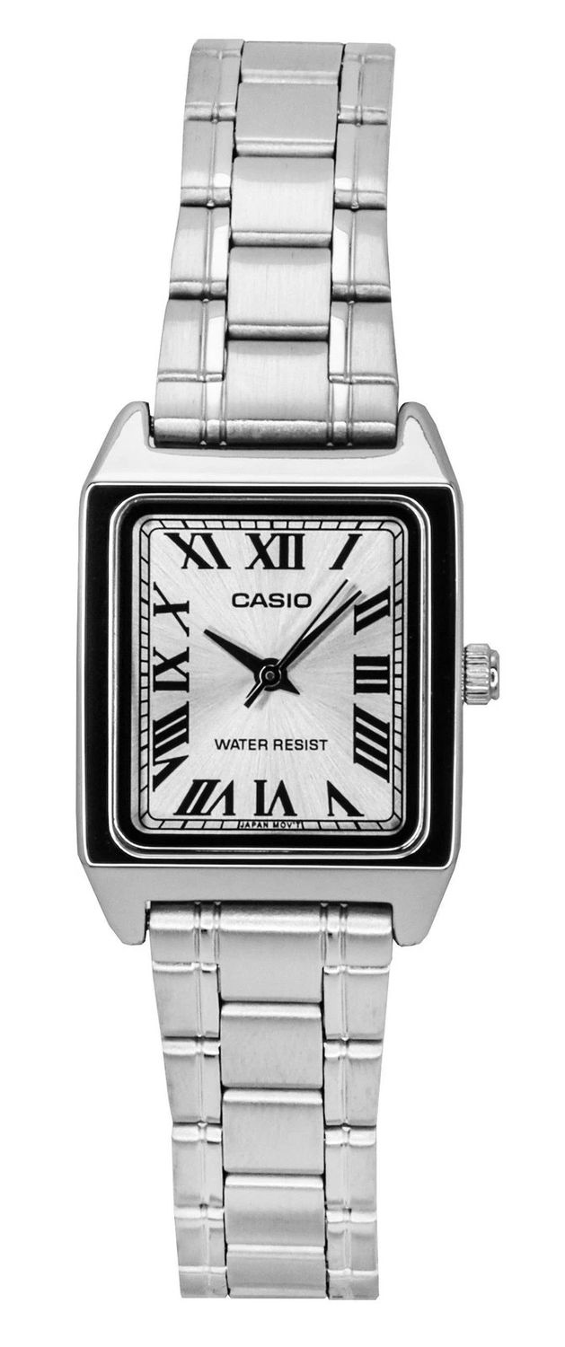 Casio LTP-V007D-7B Classic Women's Quartz Watch 31 × 22 × 7.5 mm stainless steel case and band