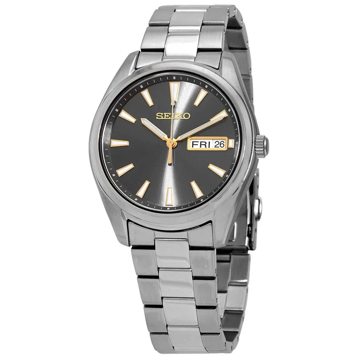 Seiko Men's Quartz Watch Discover More SUR343P1 40.2 mm Sapphire Crystal Stainless Steel Strap 100m