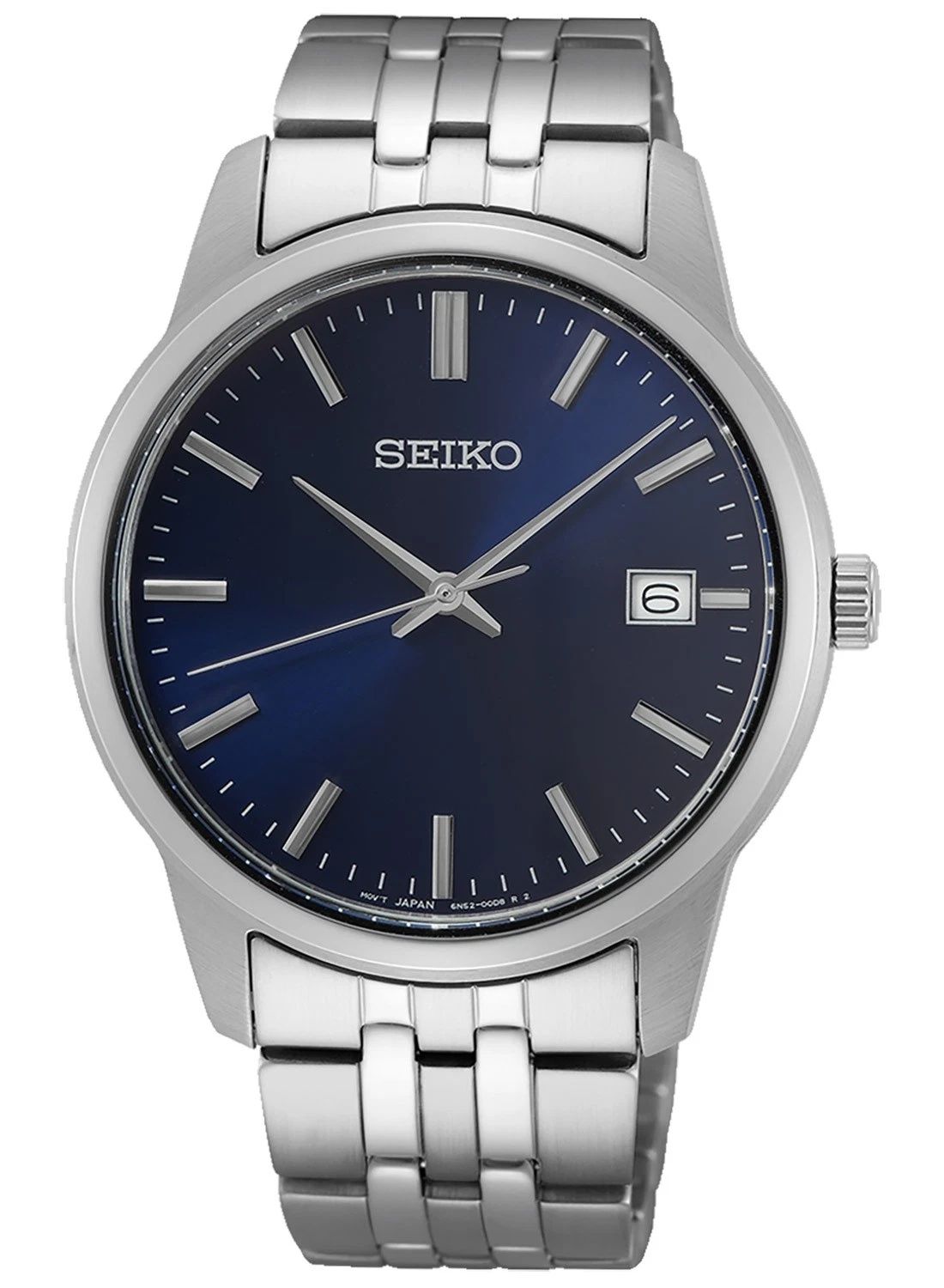 Seiko Discover More SUR399P1 Classic Men's Quartz Watch, 40 mm, 50 m Water Resistance, Hardlex, Steel Strap, 110 grs