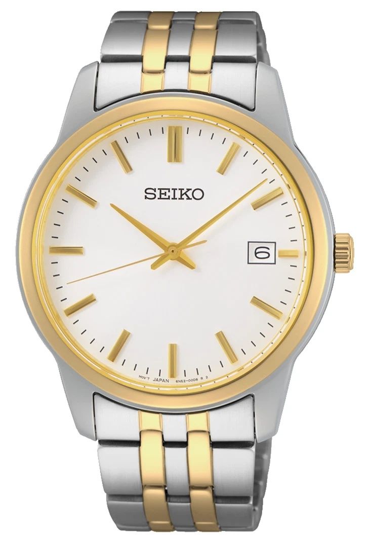 Seiko Discover More SUR402P1 Classic Men's Quartz Watch, 40 mm, 50 m Water Resistant, Steel Strap, 110 grs