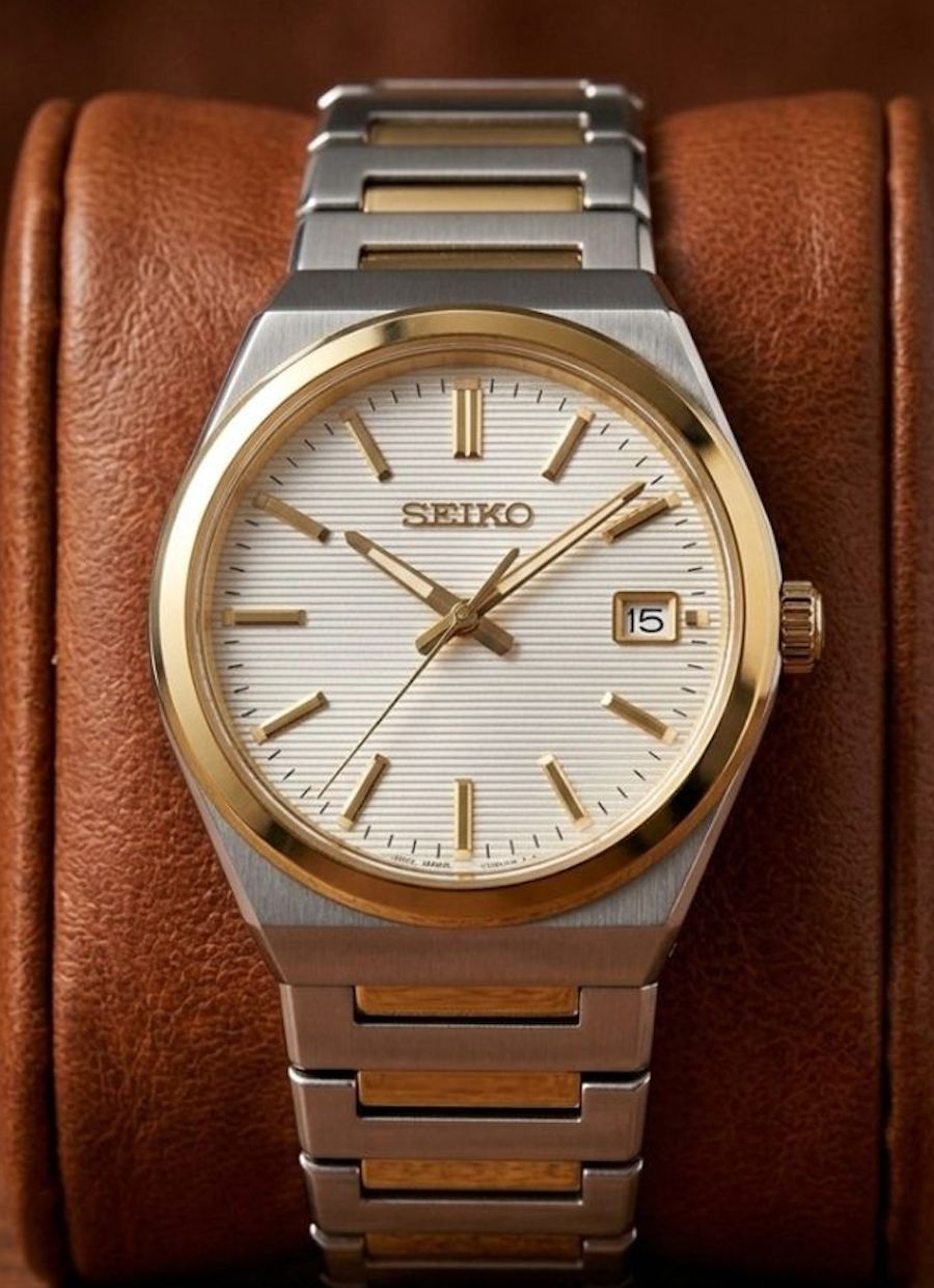Seiko Discover More Men's Quartz Watch SUR558P1 38.9 mm 100 m WR Sapphire Crystal Stainless Steel Strap