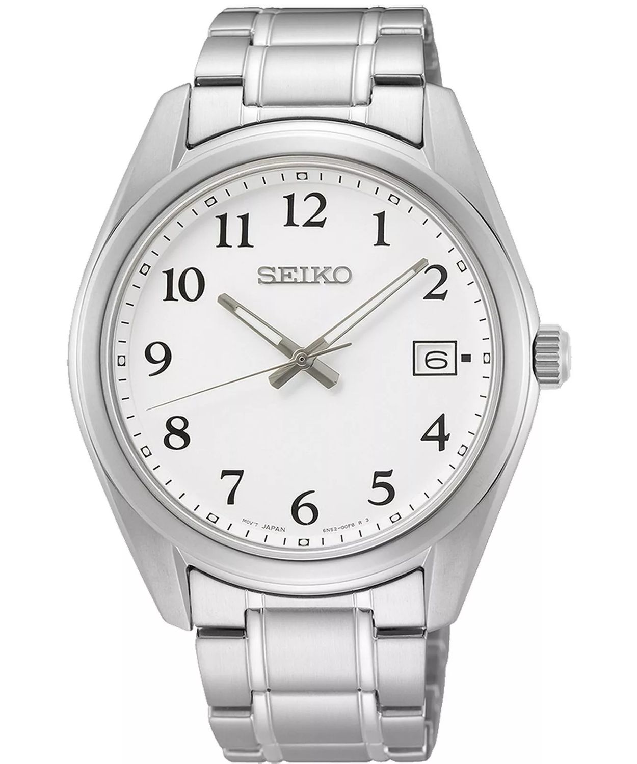 Seiko Men's Quartz Watch Discover More SUR459P1 40.2 mm 100 m WR Sapphire Crystal Stainless Steel Strap 113 g