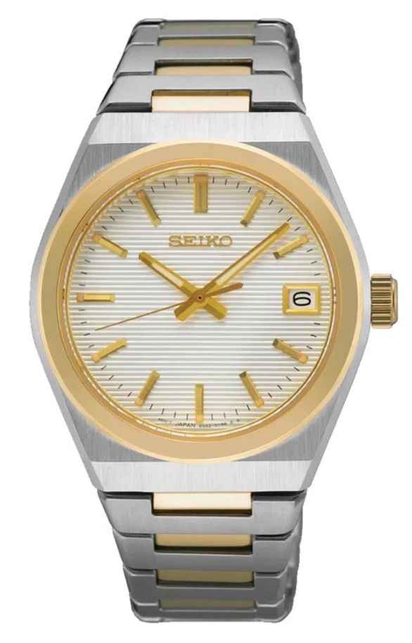 Seiko Discover More Women's Quartz Watch SUR578P1 34mm Sapphire Crystal 100m Water-Resistant 95grs Steel Strap