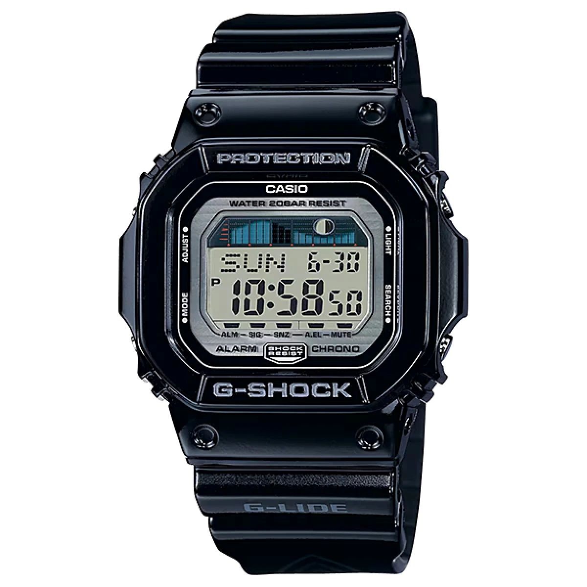 Casio G-Shock GLX-5600-1JF Men's Sports Watch JDM 46.7 × 43.2 × 12.7 mm 200M WR World Time Tide Graph Moon Phases JDM (Japanese Domestic Market)