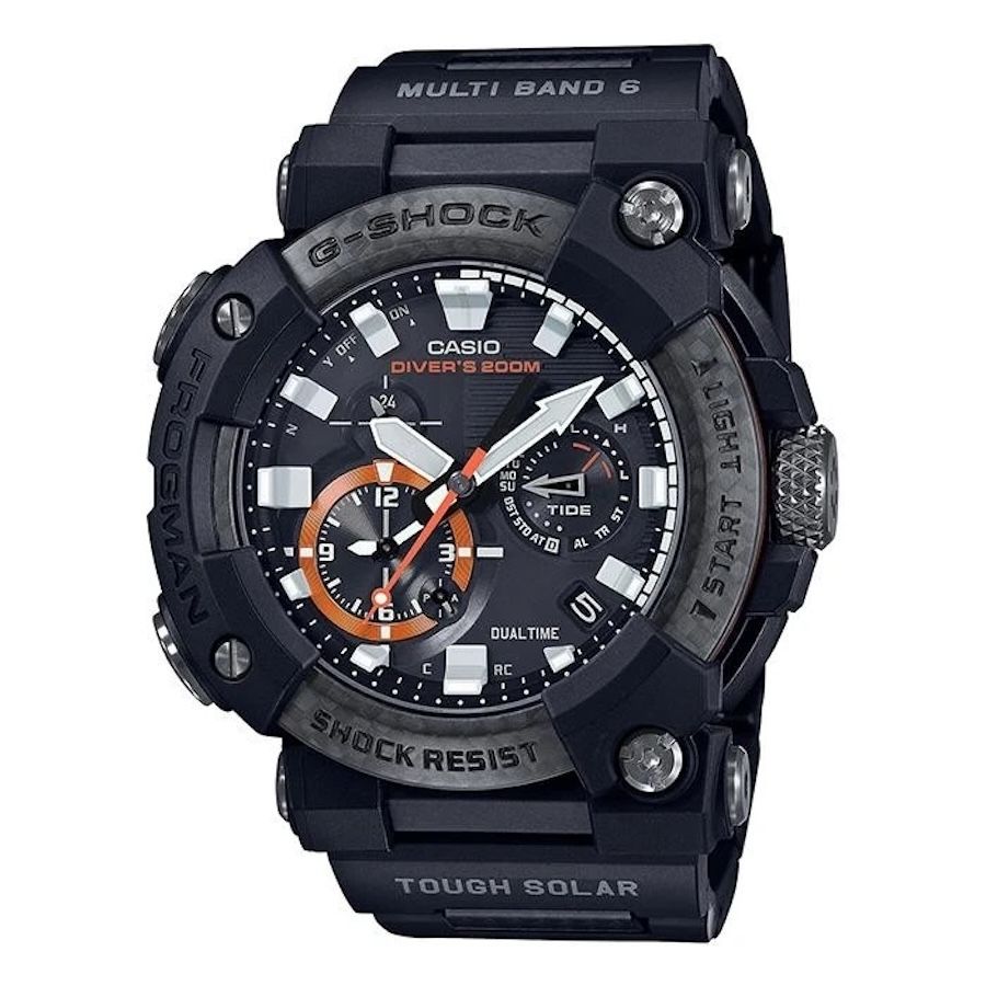 Casio G-Shock Frogman Master of G GWF-A1000XC-1AJF JDM 53.3MM 200M WR Bluetooth Solar Radio-Controlled Watch with Sapphire Crystal, Made in Japan (JDM—Japanese Domestic Market)