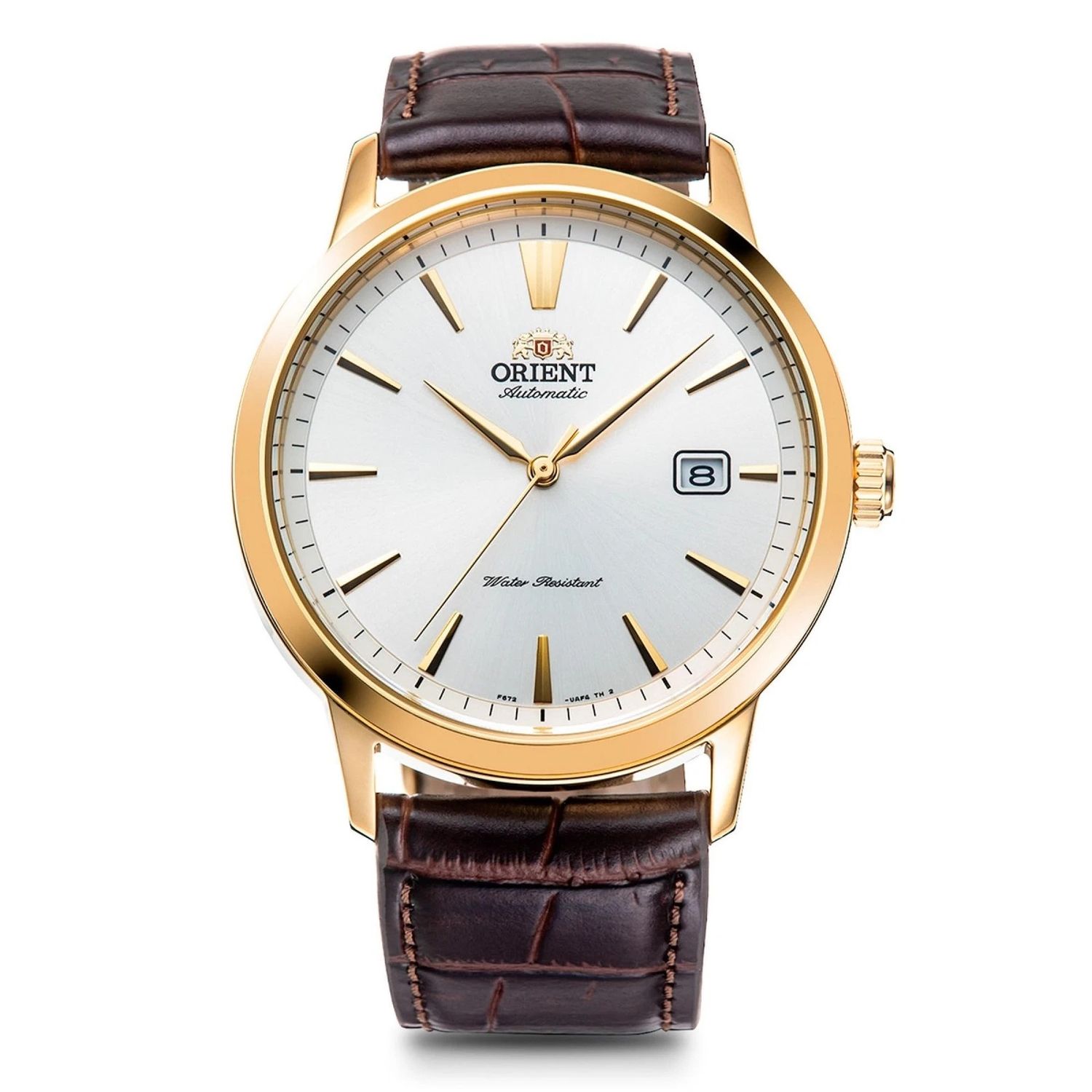 Orient Contemporary RN-AC0F04S Men's Automatic Watch, 41.6 mm, 50 m Water Resistance, Leather Strap (JDM—Japanese Domestic Market)