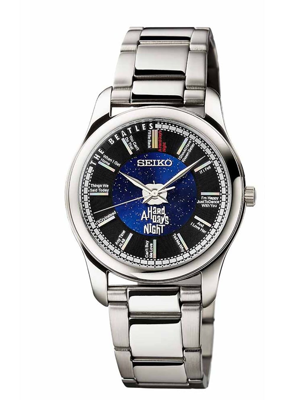 Seiko THE BEATLES A Hard Day's Night JDM Limited Edition 60th Anniversary  35mm Unisex Quartz Watch Made in Japan with JDM Steel Strap (exclusive to the Japanese domestic market)